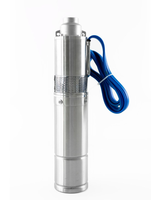 Bomba de jardín sumergible solar de CC sin escobillas de alta presión de 4 pulgadas con impulsor de plástico, flujo de 0.5 m³/h, 3 años de garantía, OEM