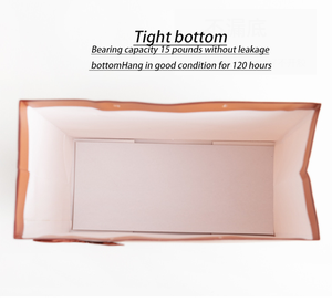 Sac en papier de mariage Festival Spot peut imprimer Logo en gros atmosphère festive sac fourre-tout rouge avec cadeau à la main bonbons - Product Image 5