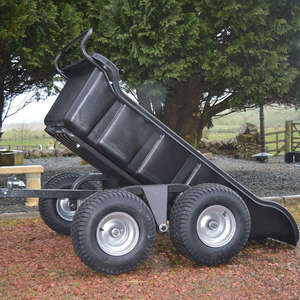 ATV-aanhangwagen voor landbouwgebruik, zware stalen tuinaanhangwagen met hoge laadcapaciteit - Product Image 3