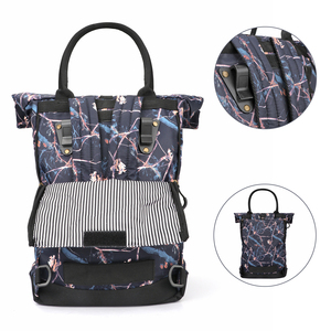 HIBO 可定制防水多功能自行车包花柄图案皮革帆布 TOURBON TB960NL-FL 男女款 - Product Image 4