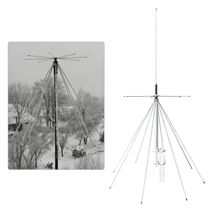 เสาอากาศ Harvest Wireless Fiberglass Diamonds D3000 แบบสแกน 25-3000mhz รุ่น Discone สำหรับสถานีฐาน Hf - Product Image 4