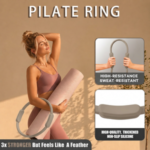 Anillo de Pilates, Círculo de Pilates, Tela Ecológica, Fibra de Vidrio, Silicona, Ligero, Deslizador para Ejercicios en Casa, Accesorio de Gimnasio en Casa - Product Image 2
