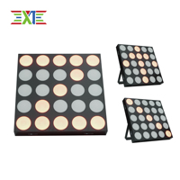 XJ 25 pièces RGBW COB LED matrice lumière 4-en-1 25x10W DJ faisceau lumières pour scène décoration fond couleur