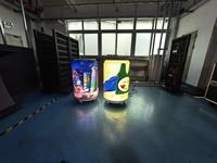 Display Kaleng Pendingin LED Berkualitas Tinggi, Kapasitas Besar 50L, Desain Stylish dengan Fitur Pengawet Kesegaran