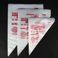Prix d'usine 100 pièces/sac Poches à douille jetables de qualité alimentaire, tailles S, M, L, avec poches, ensemble de douilles et poches à douille pour pâtisserie