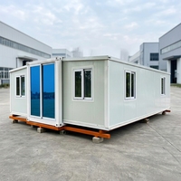 Maison préfabriquée extensible directement de l'usine, maison modulaire portable en conteneur à vendre, utilisable comme bureau ou appartement