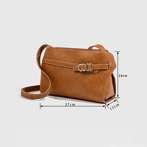 Sac à main en cuir tendance ZENOS pour femme, sac bandoulière élégant pour filles, sac cosmétique pour les trajets quotidiens - Product Image 5