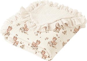 Manta <span class=keywords><strong>de</strong></span> Gasa <span class=keywords><strong>de</strong></span> Algodón con Diseño <span class=keywords><strong>de</strong></span> Dibujos Animados para Bebés Recién Nacidos, Manta Ligera para Verano, Aire Acondicionado, Toalla <span class=keywords><strong>de</strong></span> <span class=keywords><strong>Baño</strong></span>, Manta Infantil - Product Image 5