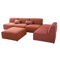 Nisco Zeitgenössisches Modulares Ecksofa mit Bett und Stauraum für Wohnzimmer, Apartment oder Einkaufszentrum - Fabrik-Sonderpreis