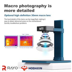Caméra thermique infrarouge 3D MaAnt RC-5, résolution 256x192, pour inspection <span class=keywords><strong>de</strong></span> fuites et courts-circuits sur PCB, réparation mobile - Product Image 5