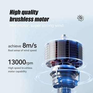Small air Conditioning Cooling Rechargeable Electric Handheld Fan Portable Mini Fan - Product Image 3
