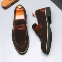 Zapatos Casuales para Hombre Antideslizantes para Oficina con Plantilla de Goma Talla Grande 37-47 Zapatos Formales para Hombre
