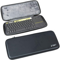 Tas Penyimpanan Pelindung Keras EVA Anti Air untuk Perjalanan, Tas Jinjing untuk Keyboard Multi-Perangkat Custom AOYE K480