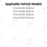 BMW X3 G01 X4 G02 X5 G05 X7 G07 2018 ve sonrası için TMPRO Doğrudan Değiştirilebilir Sıralı Ayna Sinyal Lambası Dinamik Akan Sinyal Lambası