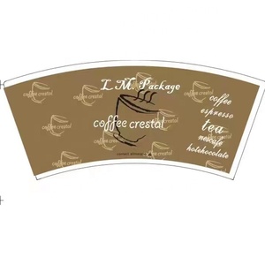 Materia prima de vaso de papel de doble ondulación 150-350gsm impresión flexográfica materia prima recubierta de PE para vasos de papel - Product Image 4