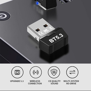Mmi Usb Dongle BT5.3 Adaptador de transmisor Usb Controlador gratuito BT Receptor inalámbrico V5.3 para Win8.1/10/11 - Product Image 2