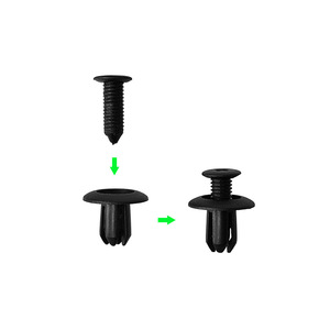 Hyundai Plastic Nylon <b>Clips</b> C32 For Trunk Heat Insulation Cotton Repair Replacement Auto Fastener - Product Image 2