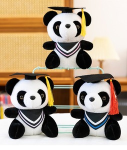 Peluche Creativo <span class=keywords><strong>Dr</strong></span>. Panda Laureato, Bambola per la Stagione dei Diplomi, Regalo Souvenir con Logo - Product Image 3