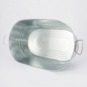 Cubo de Hielo Ovalado Grande de Estaño para Promoción de Cerveza, Suministro de Fábrica - Product Image 5