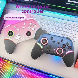 Controlador inalámbrico con función de vibración de doble motor para Smart TV Tablet PC Switch <span class=keywords><strong>Android</strong></span> BT Gamepad - Product Image 3