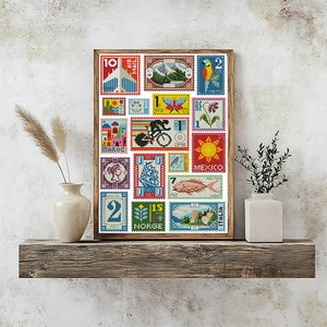 Colección de Sellos Pequeños NKF 2025, Lienzo para Punto de Cruz Impreso en Alta Definición, Decoración para el Hogar/Regalo/Arte, Kits de Bordado, Kit de Crochet, DIY, Año Nuevo - Product Image 5