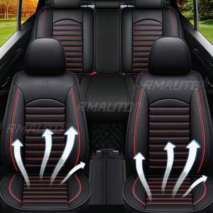 Fundas Universales de Asientos Delanteros de Coche en Cuero PU, Estilo Moderno y Transpirable, Protector de Asientos para Interior de Auto - Product Image 2