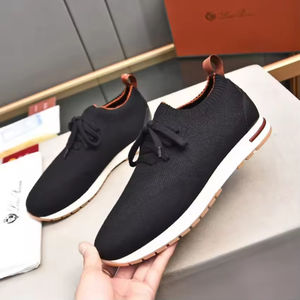 2025 luxe nouveaux hommes de haute qualité concepteur baskets décontractées mode européenne tricot respirant marche et course Style - Product Image 6