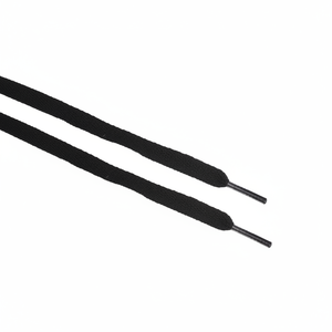Confezione all'Ingrosso di Lacci Neri Piatti Testurizzati in Poliestere 08CM X 120CM Stile Casual Sportivo Marca Peiyong M21203 Made in China - Product Image 2