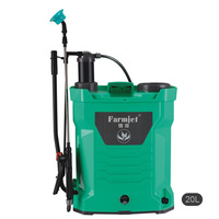 Pompa Semprot Pertanian Bertenaga Baterai 16L 18L 20L, Semprotan Elektrik Portabel 2 in 1