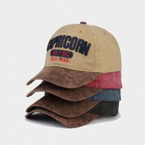 Casquette de baseball sportive personnalisée brodée, deux tons, coton lavé, unisexe - Product Image 1