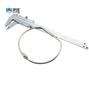 Anillas de Encuadernación EWANG en Forma de D, de Hierro Plateado, con Cierre de Rosca, Fáciles de Organizar - Product Image 3