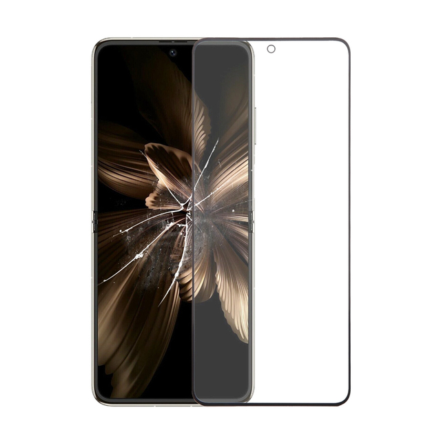 Mobile Phone Front Outer LCD Display Screen Glass Lens with OCA for Huawei P50 Replacement
