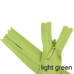 Haut <span class=keywords><strong>de</strong></span> gamme Invisible Nylon <span class=keywords><strong>fermeture</strong></span> éclair haute qualité larme tête longueur personnalisée fermer fin couleur pour femmes robe matelas randonnée sacs - Product Image 6