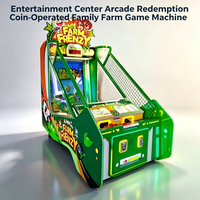 Machine de jeu vidéo d'arcade de lancer de balles, à monnayeur, avec distribution de tickets, pour parcs d'attractions intérieurs et zones de jeux FEC
