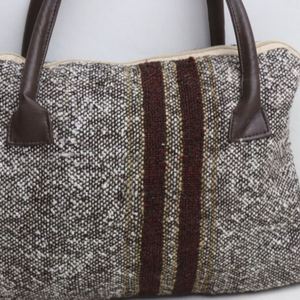 Sac fourre-tout en coton tendance, petit format, personnalisé pour femme, réutilisable, pour voyage et plage, portable, décontracté, avec fermeture éclair, rayé, été automne - Product Image 4