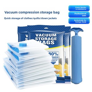 Vacuum Compression <strong>Bags</strong> Transparent PAPE Material <strong>Bag</strong>-Pressure <strong>Suction</strong> Home Use for Duvets Clothing Travel <strong>Storage</strong> - Product Image 3