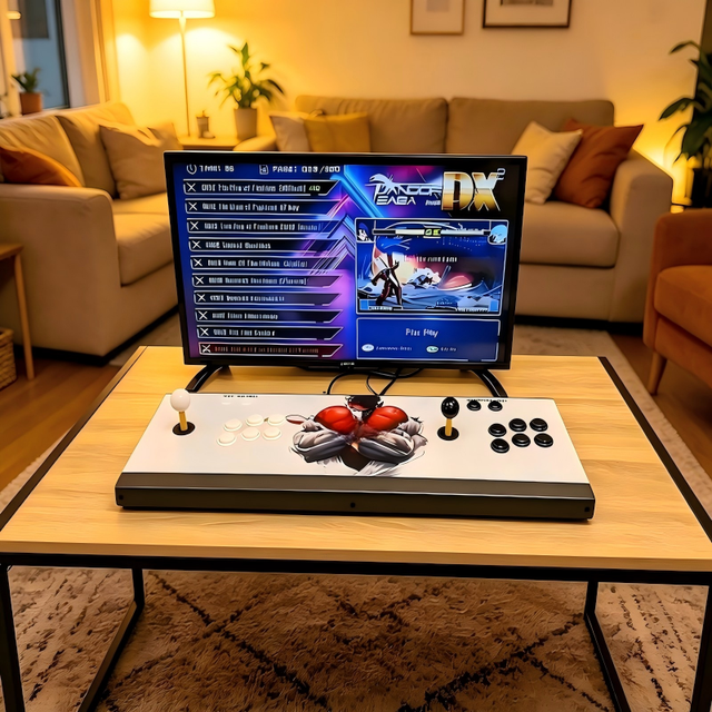 Scratch Resistant Panel Arcade Household 2P Boxing Game Console