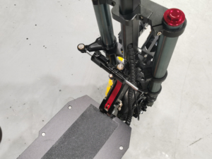 ระบบลดการสั่นสะเทือนของรถสกู๊ตเตอร์ไฟฟ้าสีคาร์บอนไฟเบอร์พร้อมตัวยึดสำหรับรถ booyueda S3 S5 geofought M11 Ti30 F8รถ - Product Image 4