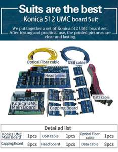 Tüm kiti Konica 512 UMC kiti kurulu 1.4d sürüm Solvent yazıcı için - Product Image 3