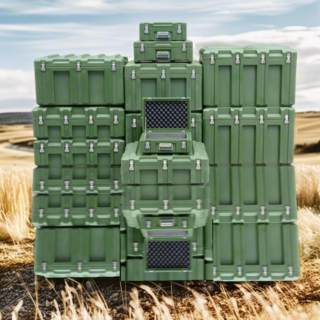 QBT Rotational Molded Outdoor Waterproof Shockproof Hardware Box IP65 Large Storage Equipment case