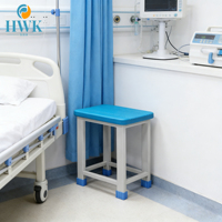 Silla de Acompañamiento para Enfermeras YISHANG, Taburete Cuadrado de Cuatro Patas para Uso en Clínicas, Laboratorios y Dormitorios