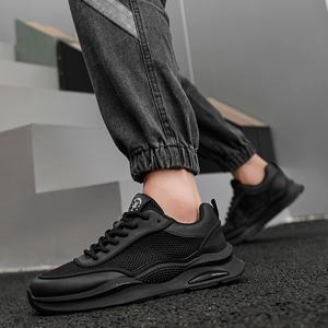 Zapatos Deportivos Transpirables con Cordones de Malla para Hombre y Mujer, Estilo Informal, para Todas las Temporadas, Color Blanco, Antideslizantes, para Correr, Estilo Papá - Product Image 3