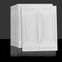 Pegatina de Pared 3D Autoadhesiva, Estilo Rústico, Anticolisión, para Sala de Estar, Restaurante, Pasillo, Tienda, Resistente al Fuego