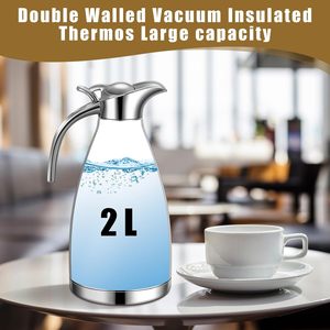 Termo Clásico Europeo de Acero Inoxidable de 1.5L con Doble Pared y Aislamiento al Vacío para Café y Té, Ideal para Camping, Ecológico - Product Image 3