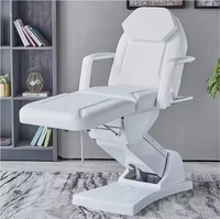 Mobilier de salon de beauté moderne en bois, lit de beauté et table de massage électriques réglables avec fonction de levage, pliables, 1 moteur, pour salon