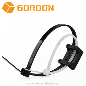 Factory高品質耐熱調節可能なプラスチック製ロックtyラップホルダーoemケーブルネクタイ3.5*120 - Product Image 5