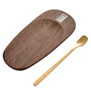 Balance électronique à thé avec cuillère, affichage LCD blanc imitation bois, mini balance de précision pour accessoires de cérémonie du thé - Product Image 5