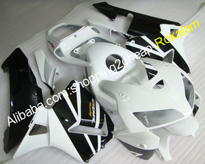 Fairing สำหรับฮอนด้า CBR600RR F5 <span class=keywords><strong>2005</strong></span> 2006 CBR 600RR 05 06 <span class=keywords><strong>CBR600</strong></span> RR สีดำสีขาวรถจักรยานยนต์ Fairings - Product Image 1