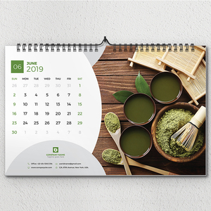 Personalizado de corte láser llegada del calendario de pared Calendario de escritorio servicio de impresión - Product Image 1