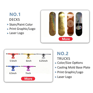 สเก็ตบอร์ดไม้เมเปิลแคนาดาแบบเต็มรูปแบบ - Product Image 2
